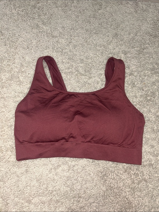 Auden Other - Auden Seamless Scoop Sports Bra - Maroon